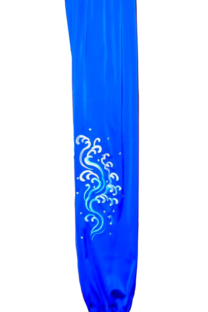 #26 Vibrant Blue Sea Dragon Silk